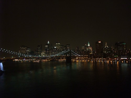 Brooklyn Bridge and Downtown New York