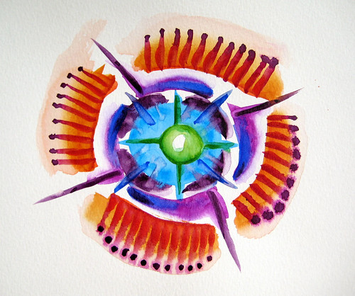 Haven't been painting for a while - mandala
