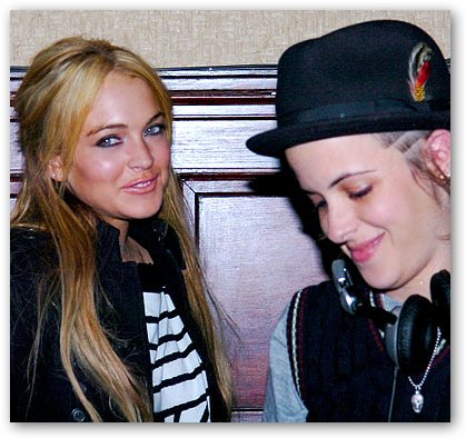 Samantha Ronson & Lindsay Lohan