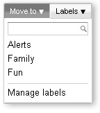 Gmail's "Move to" and "Labels"