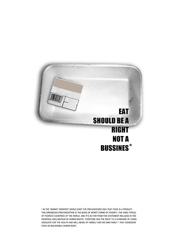 eat should be a right not a business*