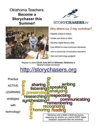 Oklahoma Teachers: Become a Storychaser this Summer!