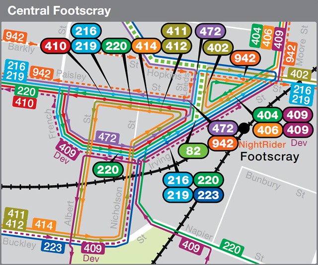Footscray's bus interchange(s)