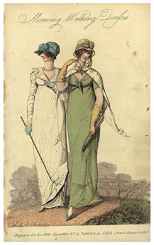 Morning walking dresses, 1808