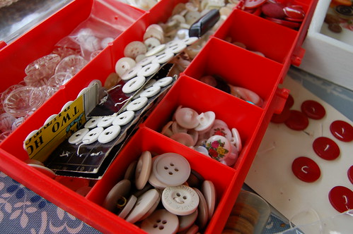 Mom's button collection
