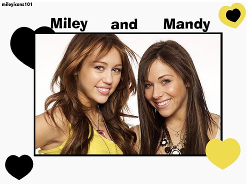 Miley and Mandy Icon 103 by mileyicons101