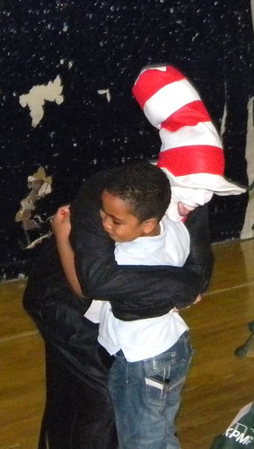Cat in the Hat visits the Blackstone Elementary School