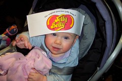 Talia at the Jelly Belly Factory