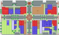 site plan for Crown Square redevelopment (image courtesy of Old North Saint Louis)