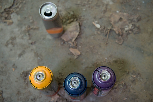 Spray Paint And Energy Drink