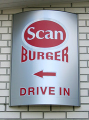 Scanburger drive-in sign