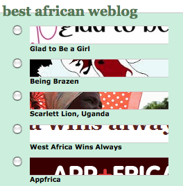 Best African blog finalists