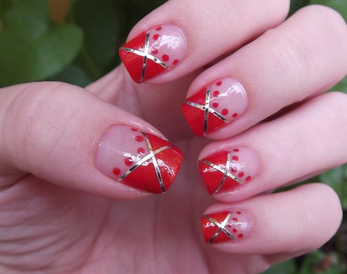 Cool Red Nail Art