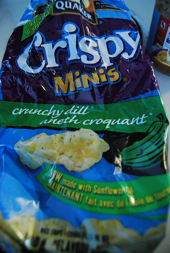 Rice chips, Dill flavoured