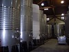 The dessert wine fermenting tanks