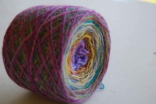 Potluck yarn for Barn Raising