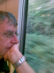 Peter on the train today