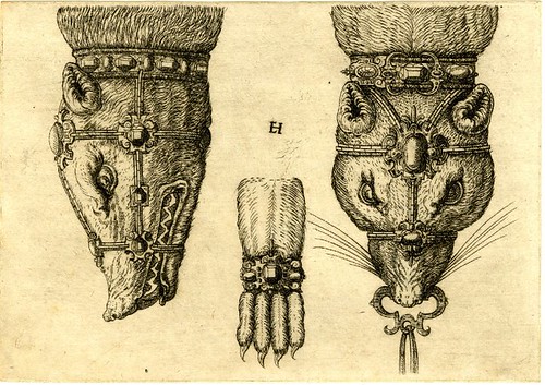 Jewellery design details by Hornick, 1562