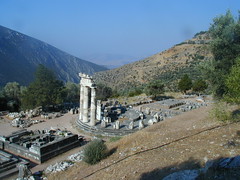 The Tholos Temple of Delphi, Sanctuary of Athena, Pronaia