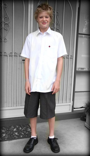 Ciaran's First Day of Secondary School