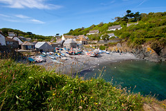 View of Cadgwith village and harbour