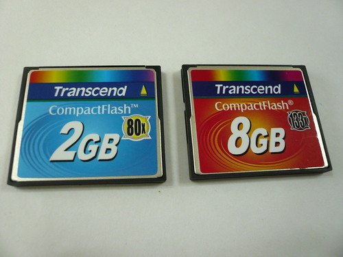 創見 2GB(80x) vs 8GB(133x)