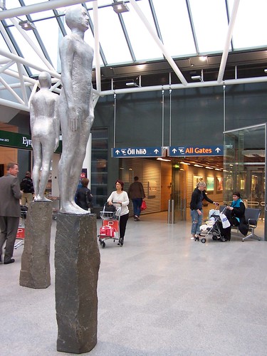 inside Leifur Erikson airport (KEF)