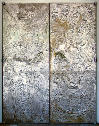 Mary's Chapel, Shrine of Our Lady of the Snows, in Belleville, Illinois, USA - Old Testament door