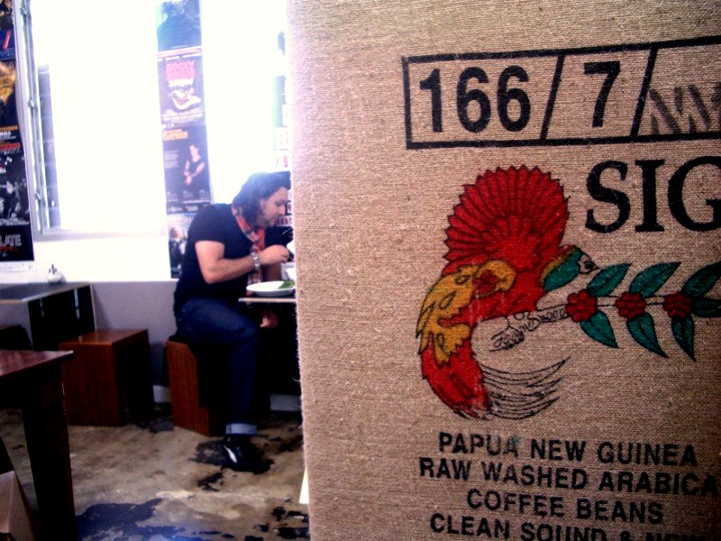 Coffee bag wallpaper