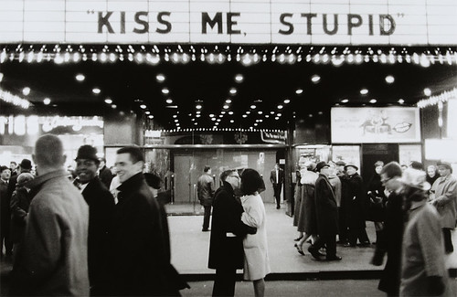 New Year's Eve, NYC, 1965 (Kiss me, stupid) by CCNY Libraries.