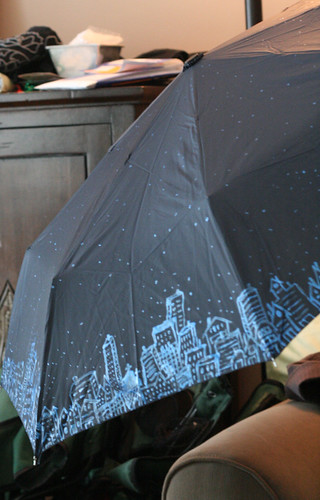 painted umbrella!