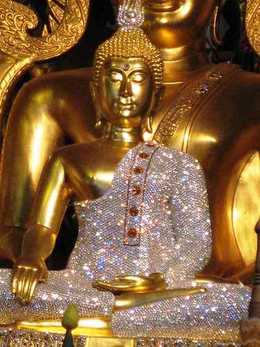 Diamond studded Buddha by linseyis.