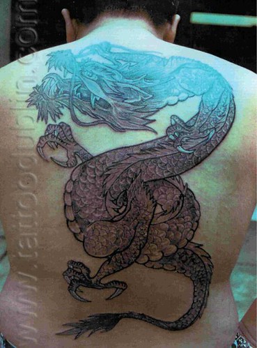  dublin ireland · back dragon tattoo 