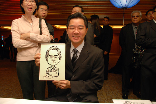 caricature live sketching for Great Eastern Achievers Nite 2011 - 2