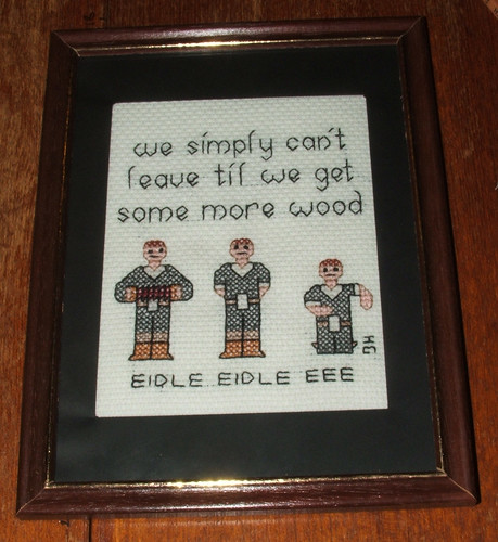 Black and White inspired cross stitch...