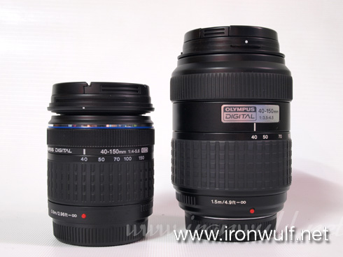 Zuiko Kit Lens 40-150mm Comparison