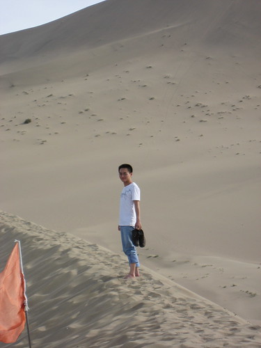 Quan on the top of dune
