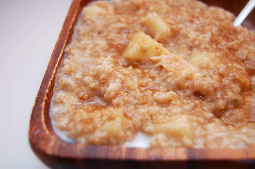 Steel Cut Oats with Apple and Coconut