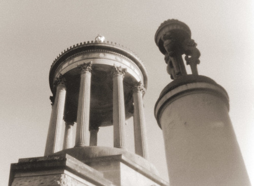 Alloway Burns monument, pinhole with converted Agfa Clack