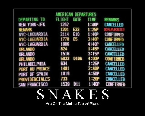 Snakes on the Plane
