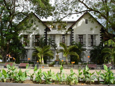 The Court of Justice in Victoria on the island of Mahe (Seychelles)