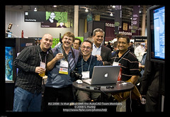 AU 2008 - Is that a Mac with the AutoCAD Team Members