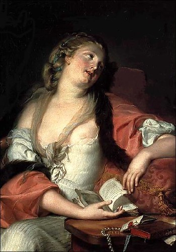 Lady Reading the Letters of Heloise and Abelard by you.