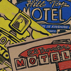 Linocut Motel Print Series