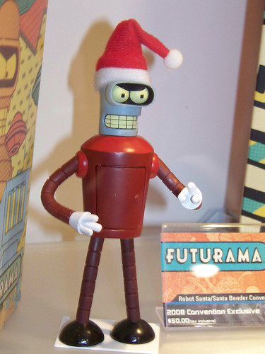 Christmas Bender action figure from Futurama