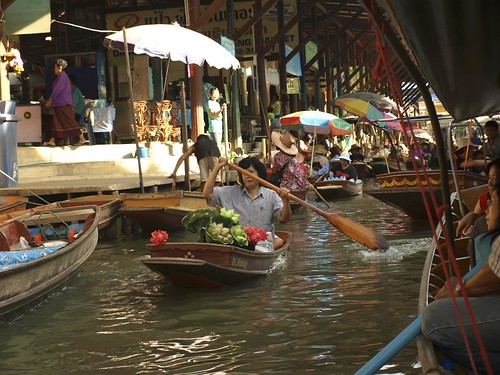 Seller in Floating Market