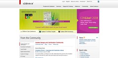 Cadence Homepage puts community front and center