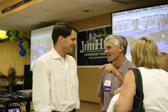 Jim Himes at Obama Watch Party