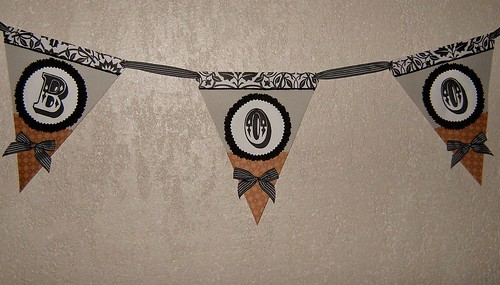 Boo Bunting Banner for Halloween