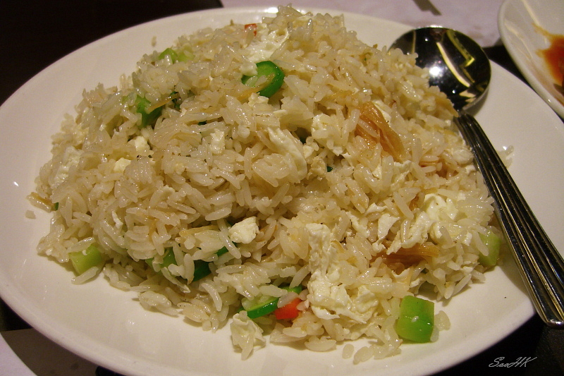 Hong Kong - Food - Fried Rice with Egg White and Dry Scallop